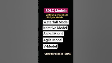 SDLC Models | Software Development Life Cycle Models in Software Engineering #shorts