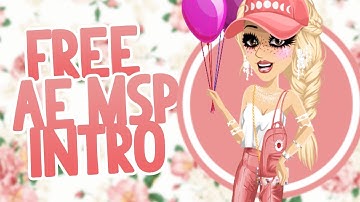 「MSP」Free After Effects MovieStarPlanet Intro Template + Tutorial // Watch me Edit