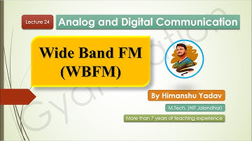 Lecture 24: Wide Band FM | WBFM                              #frequencymodulation #modulation #aktu