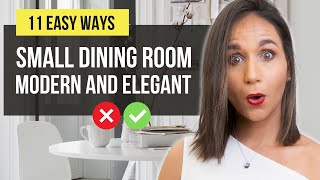 ✅ TOP 11 Ideas for SMALL DINING ROOM | Interior Design Ideas and Home Decor | Tips and Trends