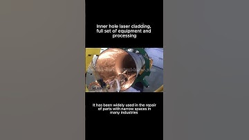 Laser cladding repair of narrow inner hole space #lasercladding #welding #machine #laser #technology