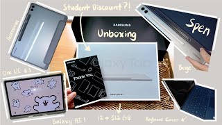 Samsung Galaxy Tab S9+ 12+512GB UNBOXING! | Accessories | Samsung Student Discount | Galaxy AI !! ❤