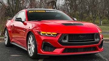 2024-Up Ford Mustang Carbon Fiber Rear Bumper Diffuser Installation EOS ft. @hydra5.0