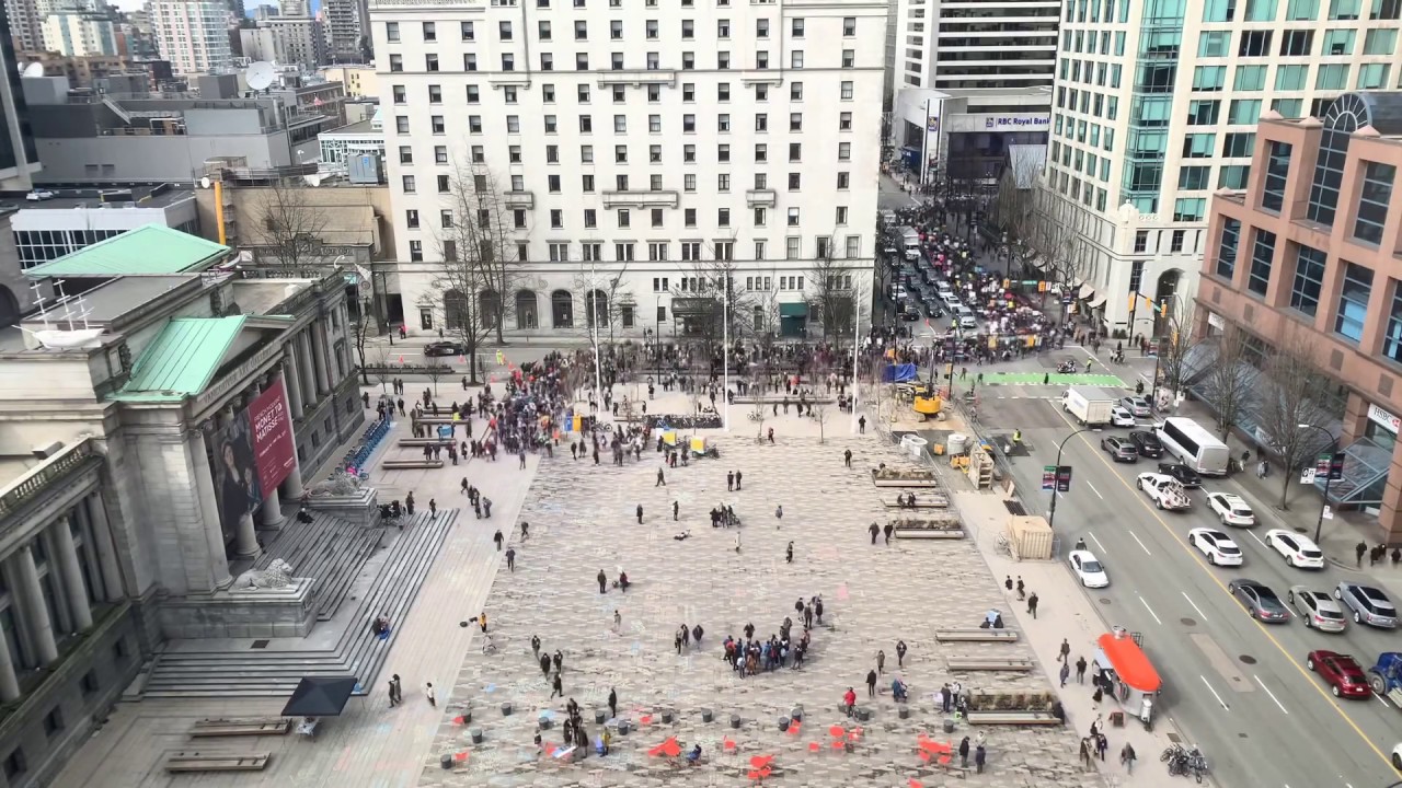 Protest at the Vancouver Art Gallery - 2019-03-15