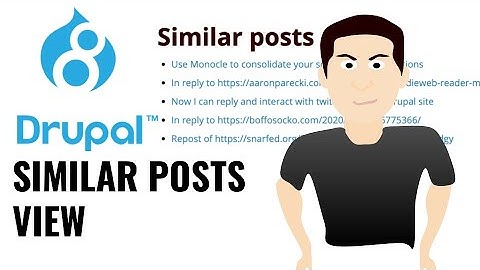 Drupal - Create a similar post view