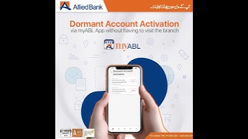 Activate your Dormant Account via myABL Digital Banking App