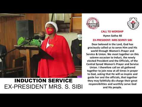 CENTRAL SYNOD INDUCTION SERVICE   women's manyano