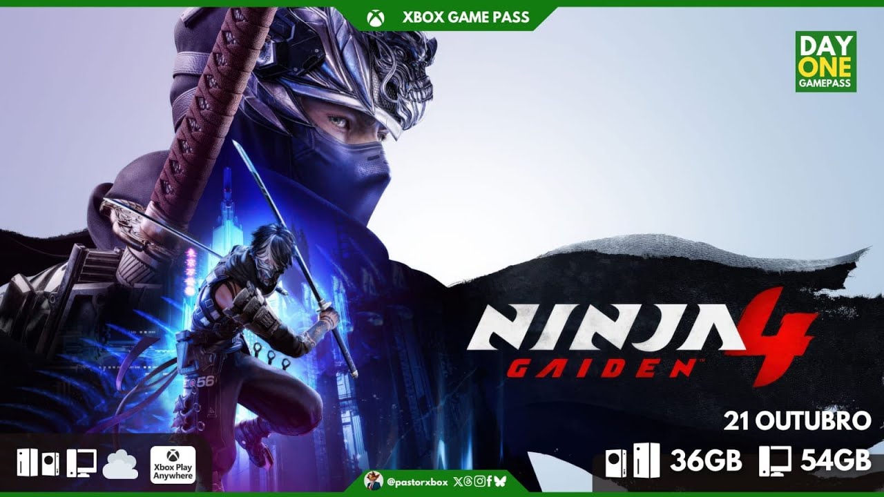 NINJA GAIDEN 4 XBOX SERIES X 4K 60FPS #01 DIFÍCIL 