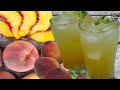 Peach Mojito | Mojito | MocktailRecipe #summerdrinks