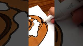 Cinnamon Roll Cute Sweet Coloring Book Jade Summer