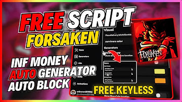 🎮 Updated Forsaken Script Hack 2025 | Auto Generator, Infinite Stamina, Auto Block, God Mode & More