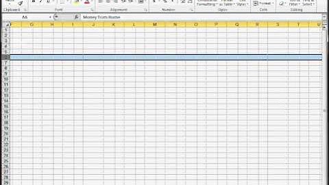 Introduction to Spreadsheets, part 3: Terminology
