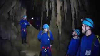Espeleología en Cantabria. Cueva de Cañuela, visita Oliver guillaume