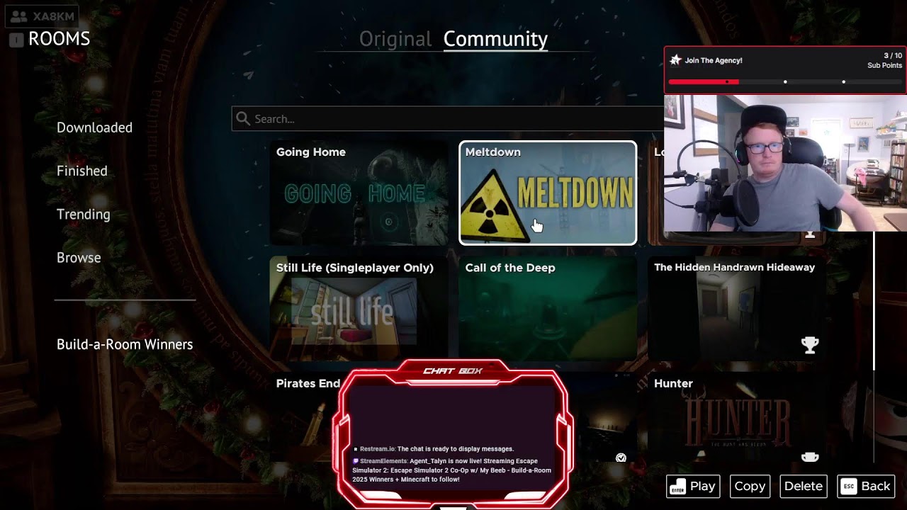 Escape Simulator 2 Co-Op w/ My Beeb - Build-a-Room 2025 Winners + Minecraft to follow!