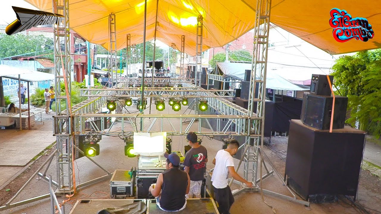 INSTALANDO EL IMPRESIONATE Y GRAN EQUIPO DEL SONIDO EL GRAN COMBO DE CIUDAD NEZA sonideras perronas