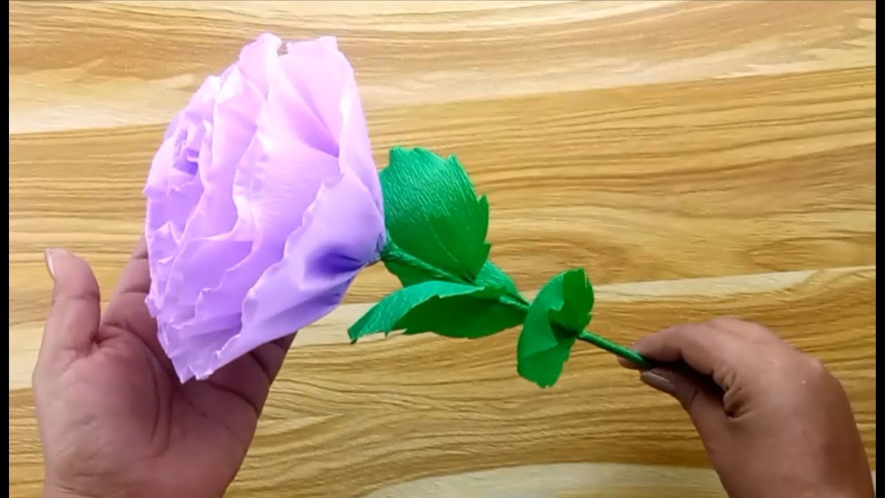 Manualidades Diy Como Hacer Una Flor De Papel Fácil Youtube