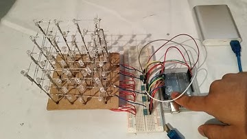 VIDEO CUBO DE LEDS 4x4x4 arduino