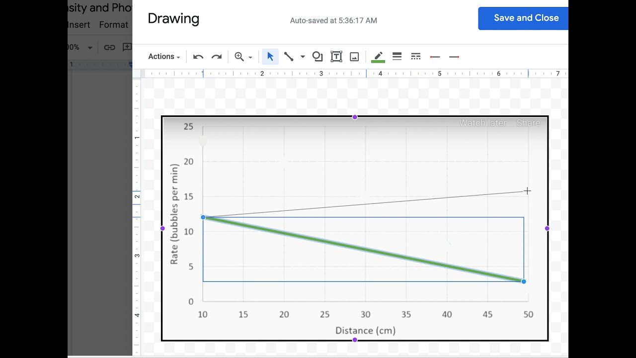 Creating the graph for the Light Intensity & Photosynthesis Lab YouTube