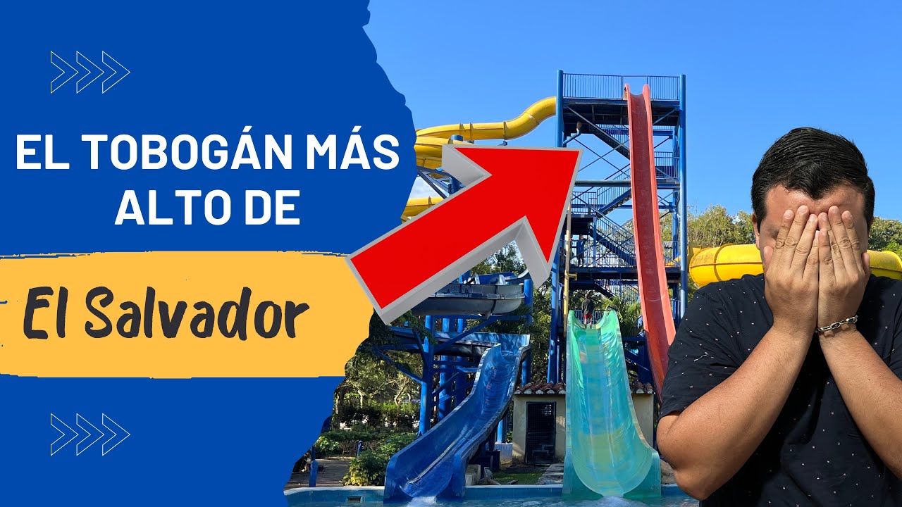 ¡EL TOBOGÁN MÁS ALTO DE EL SALVADOR! 😱 Parque Acuático GALICIA 😎