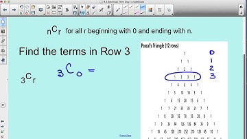 Intro to Pascals Triangle