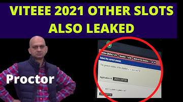 VITEEE 2021 OTHERS SLOTS ALSO LEAKED | WILL THE VITEEE 2021 BE CANCELLED? PROCTORING FAILED #Shorts