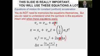 Motion Equations and DGUESS Method (using AP vocabulary)
