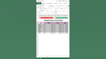La cámara oculta de Excel que pocos conocen #youtubeshorts #shortvideo #youtube