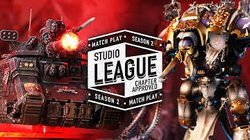 Chaos Knights vs Black Templar | Studio League Season 2 - Game 10