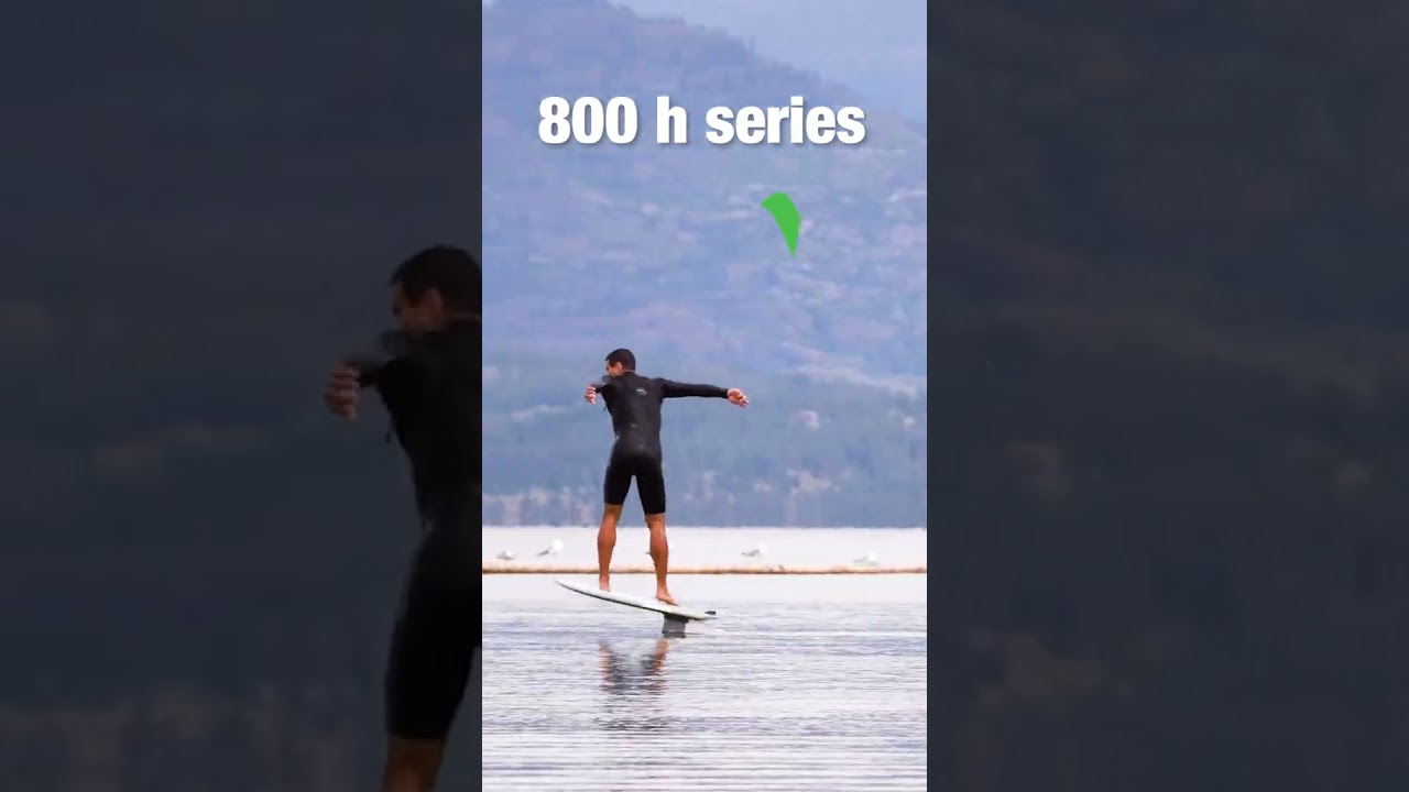 How small of a foil can you beachstart | Pump Foiling #shorts
