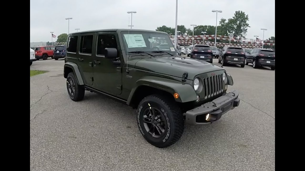2016 Jeep Wrangler Unlimited 75th Anniversary Edition 4X4|18452 - YouTube