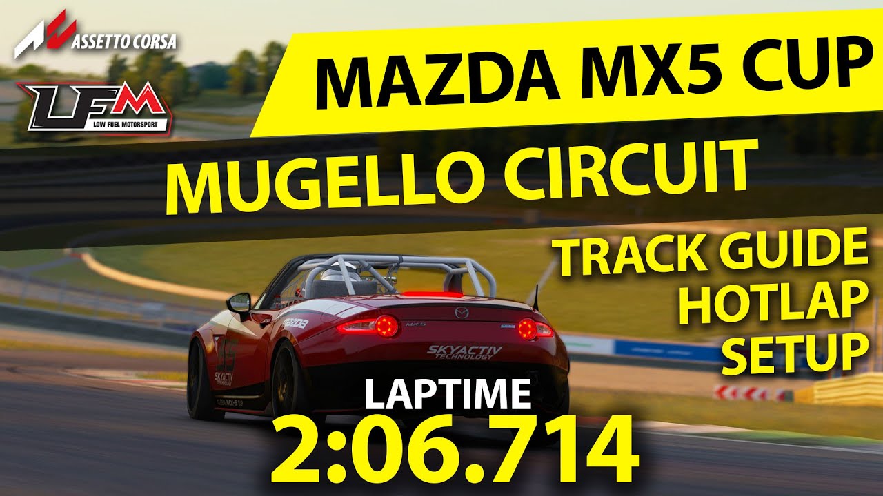 Mazda Mx5 Cup Mugello 2 06 714 Setup Track Guide Hotlap Lfm