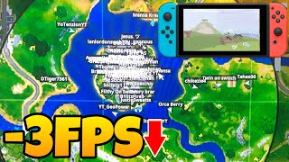 How Bad Can Fps Get? 100 Nintendo Switch Players Land At The Agency