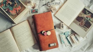 Weekly planning + memory keeping - Traveler's Notebook setup and quick flip through
