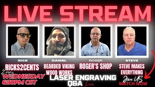 Live Shop Talk Steve Makes Everything, Ricks2Cents, Roger&#39;s Shop (and Bearded Viking)  Ep 14