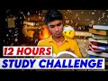 12 hours study challenge   study vlog 