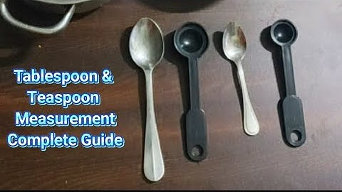 Difference between Teaspoon and Tablespoon || How many Tsp in a Tbsp ? | Tips& Tricks | KitchenHacks