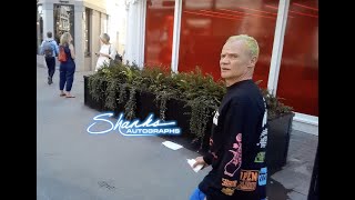 Flea R.H.C.P Signing Autograph In London while on Tour