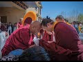 Hh the 43rd sakya  he khondung siddhant vajra rinpoche and dagmo sonam palkyi at lekshey choeling