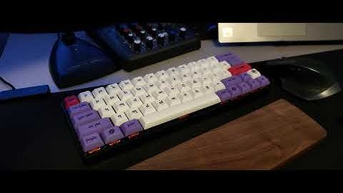 Custom Keyboard w/ Tangerine Switches - Sound Test