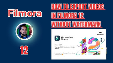 How to Remove Watermark From Filmora 12 Bangla | How to Export Videos in Filmora Without Watermark |