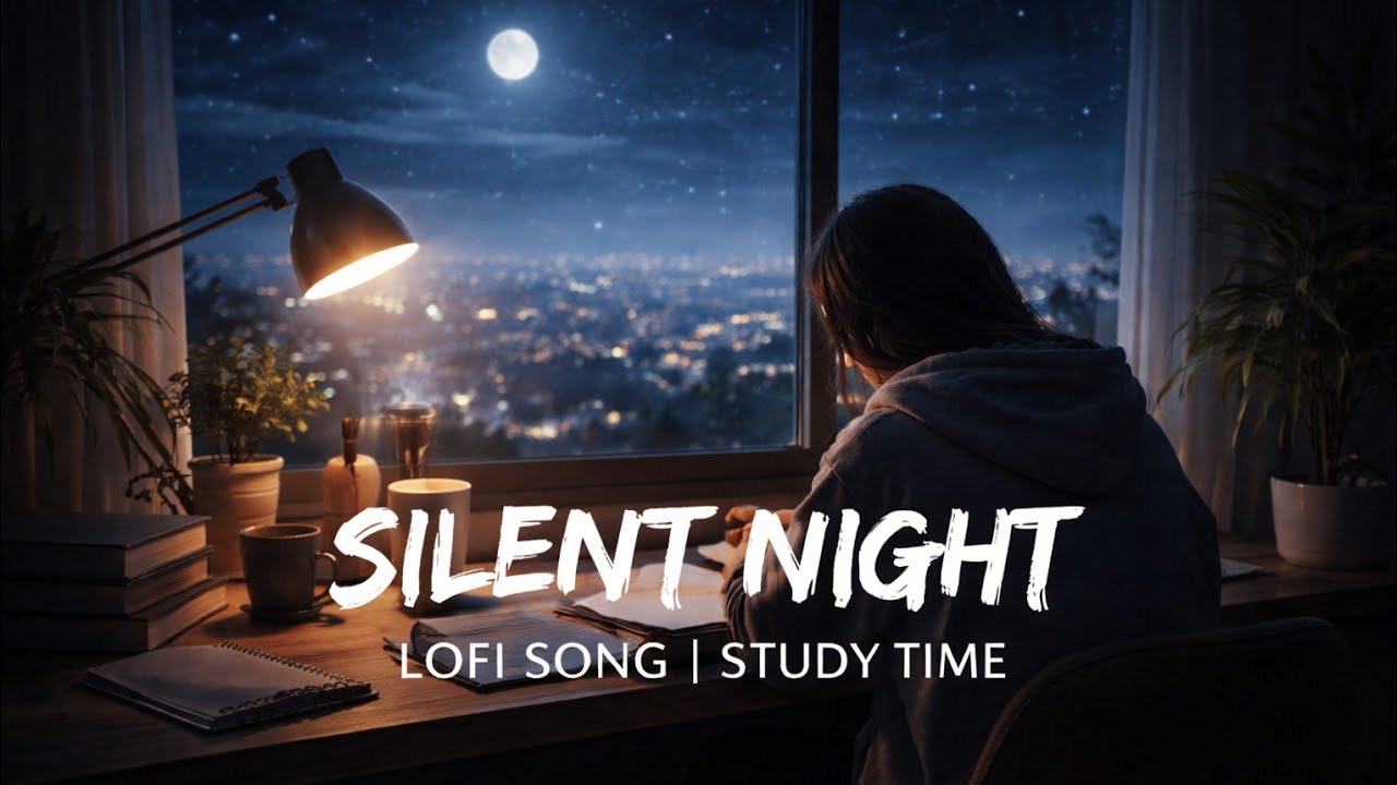 Silent Night 🌙 | Lofi Songs for Late Night Study, Overthinking & Deep Focus 🎧✨