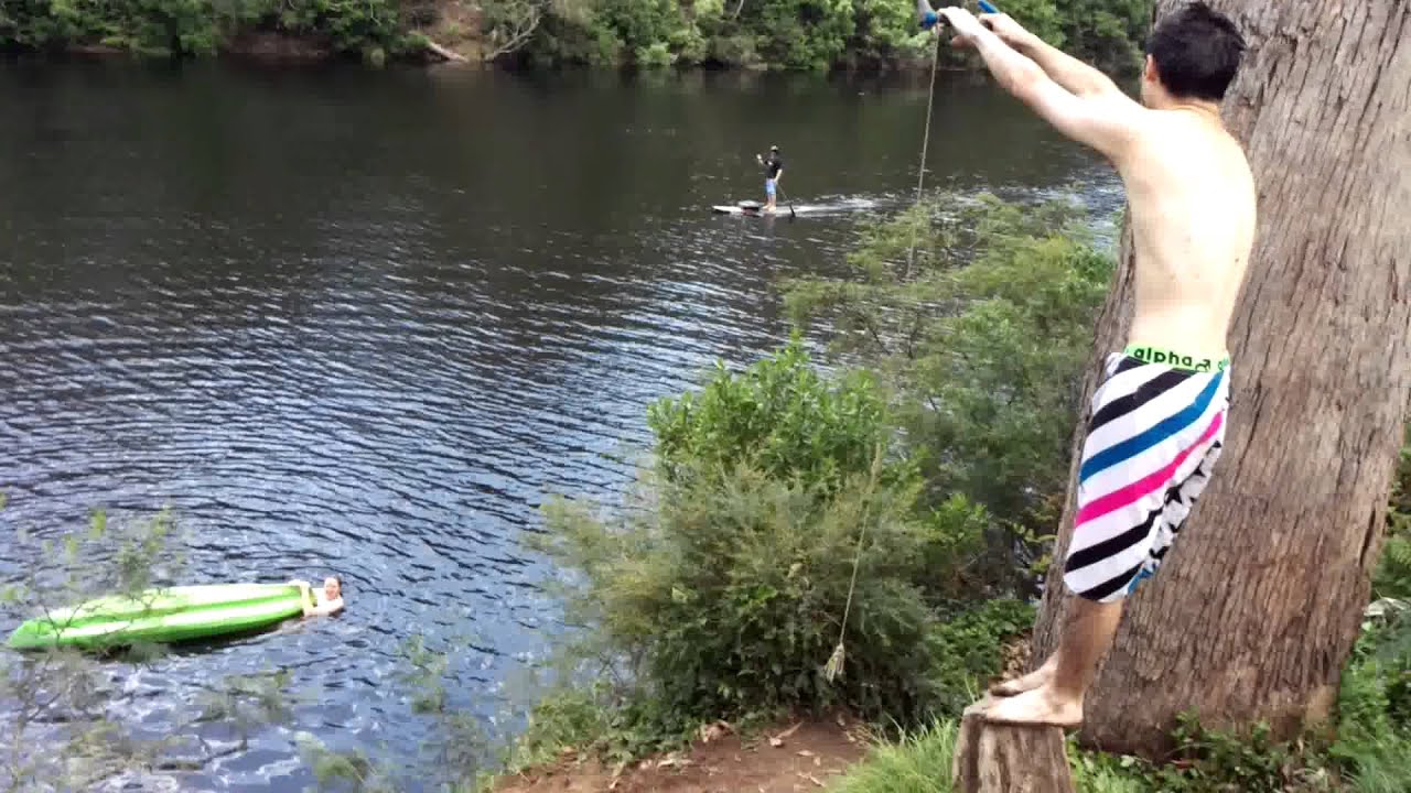 Rope Swing Fail YouTube
