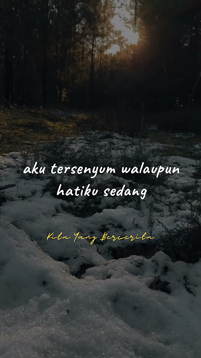 Tersenyum di Balik Luka #kitayangbercerita #terimakasihsudahhidup