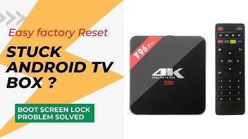 Android Box Stuck On Logo |Quick fix to home screen locked box|Ways to Reset your Android Box
