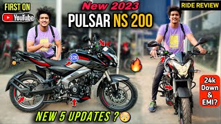 Finally 😱 Bajaj Pulsar NS 200 OBD-2 BS7 New Model 2023 RIDE REVIEW - New Features & Price? | NS 200