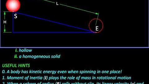 Physics with MicroStation Rolling Motion Problem 01