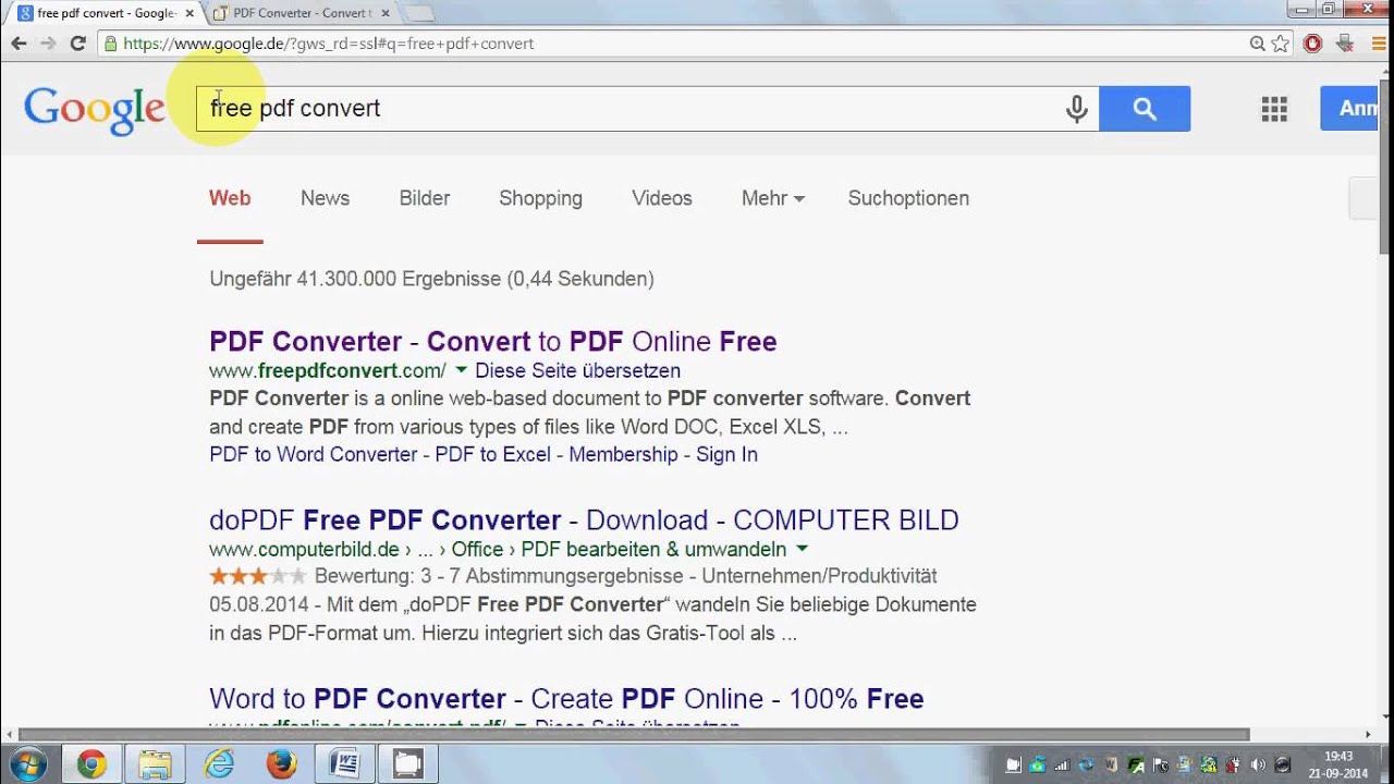 How To Convert a Word documents to PDF - YouTube