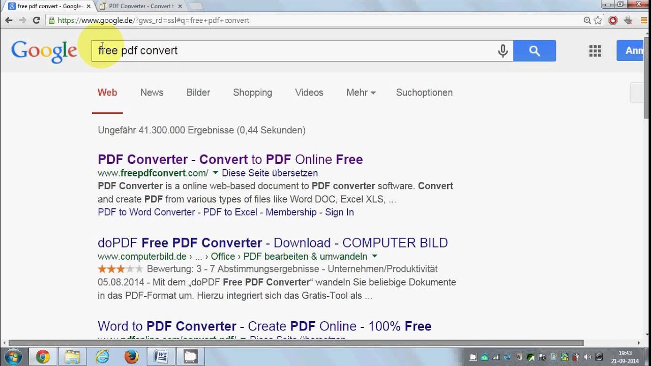 How To Convert A Word Documents To Pdf Youtube