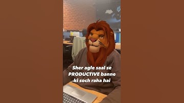 Sher ka New Year Resolution