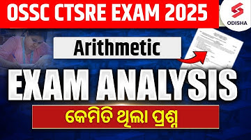 OSSC CTSRE Exam Analysis | OSSC CTSRE Maths Prelims Answer Key | CTSRE Prelims Questions | Sujit Sir